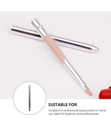 Retractable Lip Brush with Lid - Travel-Friendly Make-Up Tool for Lipstick & Gloss | Perfect for Eyeshadow & Gloss-Up Applications - Buy Online on GoSupps.com