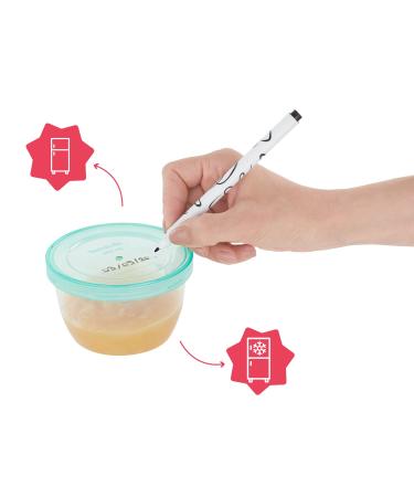Badabulle Badabowls Storage Containers for Baby Food - Set of 12 Leak-Proof & 250ml Capacity | International Shipping Available - Buy Online on GoSupps.com