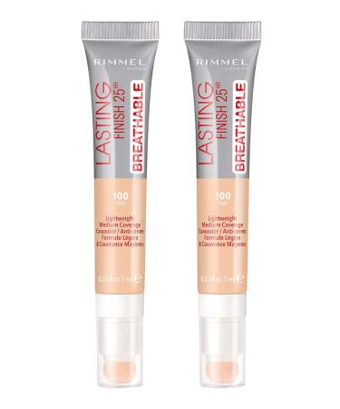 Rimmel Lasting Finish Breathable Concealer Fair 0.23 Fl Oz Pack of 2