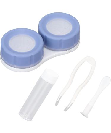 Shop Verdant Touch Mini Contact Lens Container Kit - Portable Purple & Multicolored Plastic Lens Holder for Daily Use Soaking & Retention - Perfect for Travel & Eye Care - Buy Online on GoSupps.com