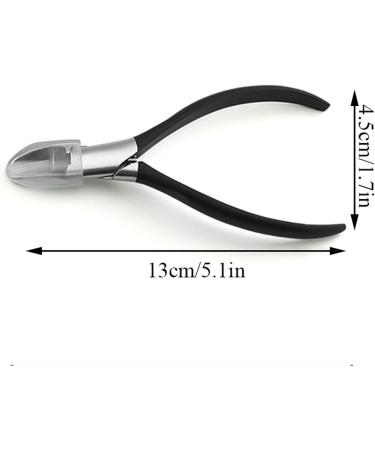 HCHGJKN Nail Clippers Stainless Steel Nail Clippers Nail Ingrown Nipper Paronychia Tool Scissors Nail Cutter Dead Skin Remove Manicure Feet Toenail - Buy Online on GoSupps.com