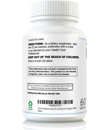 Flush Prevention Red Face Supplements Clinically formulated Fast Absorption - Buy Online on GoSupps.com