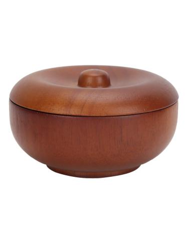 Hurrise shaving foam foam foam men Long -lived shaving soap shell Handmade oak shaving bowl with lid men shaving bowl bowl soap shell men gift