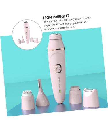 Beavorty 5-in-1 Electric Razor & Face Cleaning Brush for Women | Professional Facial Trimmer & Hair Removal Tool - 3pcs Set - Buy Online on GoSupps.com