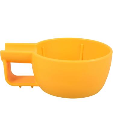 Frcolor 3-Piece Multi-Purpose Shaving Foam Bowl Set - Durable Plastic Storage Cups for Hairdressers - Yellow - 16x11.7x6 cm - Buy Online on GoSupps.com