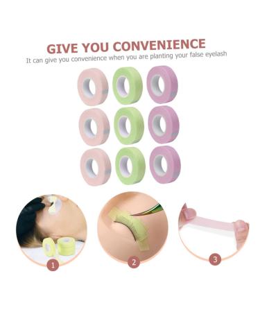 MAGICLULU 36 Rolls Lash Tape Female Eyelash Tapes Adhesive Lash Tape Eyelashes Extension Patch Eyelash Adhesive Tape Eyelash Tape for DIY Sticker Non-woven Fabric Breathable - Buy Online on GoSupps.com