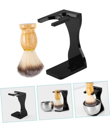 Doitool Men's Razor Set - Soft Shaving Brush & Bowl Organizer - Black Stylish Grooming Kit - Buy Online on GoSupps.com
