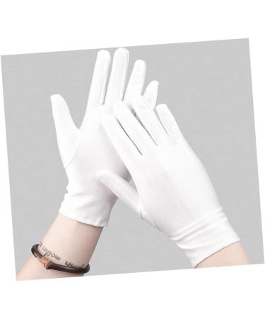 Healeved 3 Pairs for Jewelry Inspection Jewelry Etiquette Cotton Glove Jewelry Inspection Soft Stretchy Protective Formal Wear Work White Hand - Buy Online on GoSupps.com