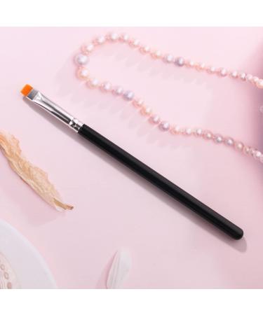 Luxury Copper Ferrule Black Silver Single Makeup Brush with 6mm Synthetic Hair - Private Label Concealer Brush - Buy Online on GoSupps.com