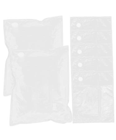 FRCOLOR Foldable Travel Bag 6pcs Airport Liquid Bag Travel Accessories Filling Pp Clear Travel Bags 53x48x0.1cm Transparent