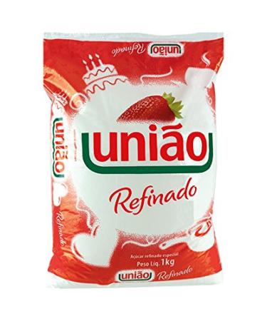 White fine Brazilian cane sugar 1 kg - A ucar Refinado Especial UNI O - Buy Online on GoSupps.com