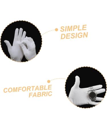 HAPINARY 12 Pairs Moisturizing Gloves Work Gloves Working Gloves Moisturizing Overnight Gloves White Cotton - Buy Online on GoSupps.com
