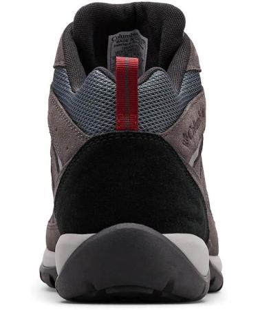 Columbia Men's Redmond V2 Mid Waterproof Hiking Boot - Size 12, Graphite/Red Jasper - Buy Online on GoSupps.com