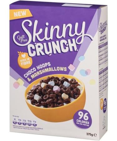 Skiny Crunch Cereal Choco Hoops & Marshmallows 375g - A Tongue Tinglingly Different Way To Start Your Day - Pack of 4 - Buy Online on GoSupps.com