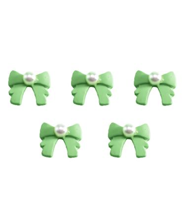 Bows Nail Charm Bowknot Beads Design Bowknot Nail Art 3D Bows Nail Art Decorations Colorful Nails Jewelry Bows Nail Charm