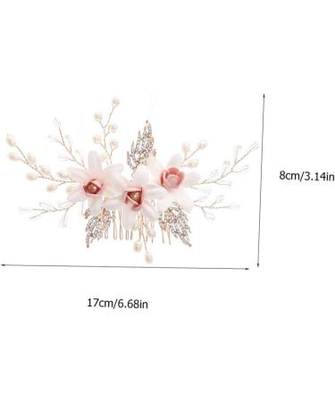 FRCOLOR Comb Wedding Headdress Fashion Crystal Headwear Headwear Bridal Headdress Handmade Headwear Bridal Shape Headwear Bride Hairdress Headwear Hairstyling Tools - Buy Online on GoSupps.com