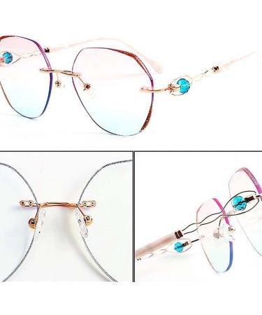 Vekker Eyewear Leg - Rhinestone-Metal Glasses Accessory 2-Hole Brackets for Borderless Glasses Pink Replacement Arms - International Shipping Available - Buy Online on GoSupps.com