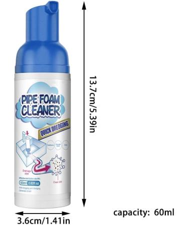 Foam Drain Cleaner Shower Drain Cleaner Kitchen Sink Cleaner Powerful Sink and Drain Cleaner Foam For Kitchen Drain Sinks Tubs (1Pcs) - Buy Online on GoSupps.com