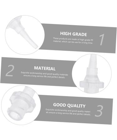 CONGARTENO 10pcs Disposable Replacement Ear Washer Tips for Ear Cleaner Secure Fit and Rigid Nozzle for Earwax Removal Suitable for All Easy to Use and Hygienic Cleaning Supply - Buy Online on GoSupps.com