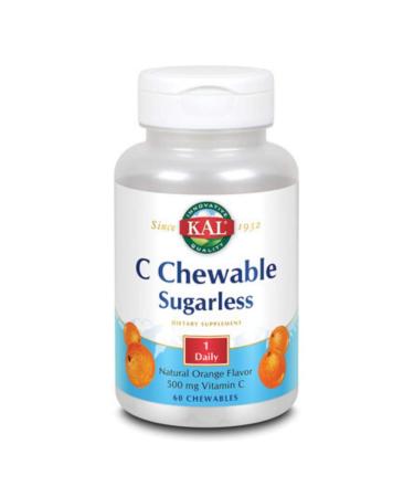 KAL Vitamin C Sugarless 500mg | 60ct