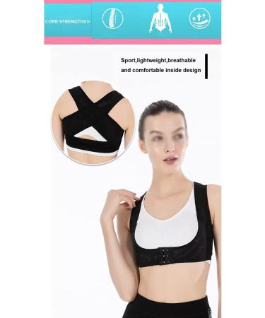 ZUIAI Invisible Body Shaper Corset Women Chest Posture Corrector Belt Back Shoulder Support Brace Posture Correction(D CH) Small D - Buy Online on GoSupps.com