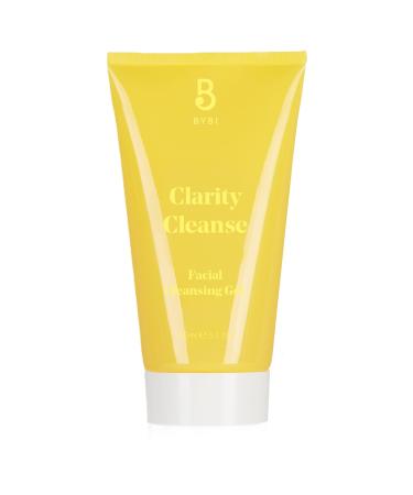BYBI Beauty Clarity Cleanse Face Gel Cleanser for Clogged Pores - Vegan Facial Cleansing Gel - Blackhead Remover & Face Wash - Non-Drying Salicylic Acid & Prebiotic Formula - 150ml Clarity Cleanse (150ml)