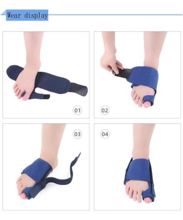 Three-Valgus Correction Splints | Eversion Separator & Hallux Protector for Pain Relief - Day & Night Use | Non-Slip Toe & Foot Bone Correction - Buy Online on GoSupps.com