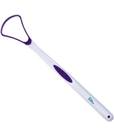 Soft Silicone Tongue Scraper Set - Gentle Cleaning (Purple & Green) - Buy Online on GoSupps.com