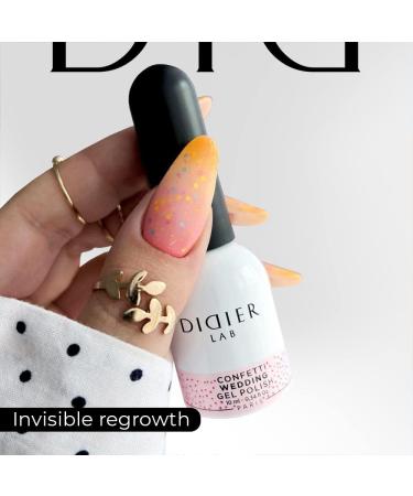 Didier Lab - Premium Gel Nail Polish Confetti - Wedding - Gel Nail Varnish - Nail Art - Long-Lasting High Gloss Wear - Easy to Apply - Gel Nails - Rich Pigment - UV/LED - Chip Resistant - Buy Online on GoSupps.com