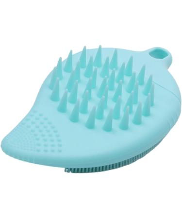 Zwpontia Facial Scrubber Double Side Silicone Facial Cleansing Pad Manual Hair Scrubber Handheld Scrubber for Deep Cleaning Skin Lake Blue - Buy Online on GoSupps.com