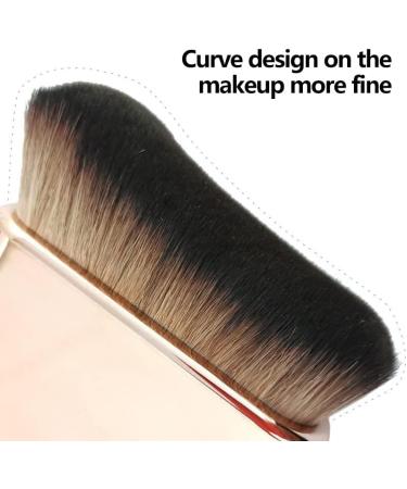 Multifunctional Facial Foundation Brush Flat Top Kabuki Foundation Brush Portable Makeup Brush Soft Bristle Blush Brush Makeup Brush Liquid Makeup Foundation Brush For Women (Gold) - Buy Online on GoSupps.com