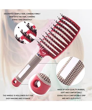 Voremy Magical Brush Detangler - Fast Drying Hairbrush for Men, Women, and Kids - Ideal for Wet or Dry Hair - Pink+Purple - Buy Online on GoSupps.com