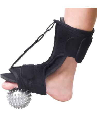 Buy Adjustable Plantar Fasciitis Splints & Black Ankle Braces for Corrective Rehabilitation - Fast International Shipping - Buy Online on GoSupps.com