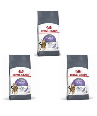 ROYAL CANIN Appetite Control Care | Pack of 3 | 3 x 400 g | Dry Food for Adult Cats | Recommended to Control Begging Behavior | Also for Castrated Cats