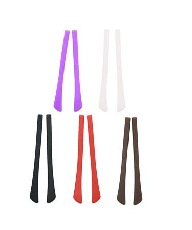 10 pairs slide -resistant glasses brick endpieces glasses protected earrings.