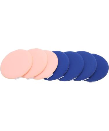 Verdant Touch 7 Pack Makeup Puff Round Soft Air Cushion Puff for Wet and Dry Use Dark Blue Pink - Buy Online on GoSupps.com