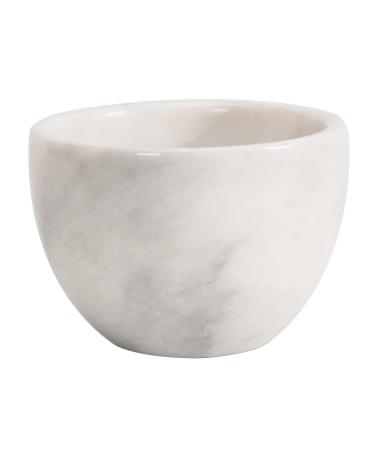 Radical shaving bowl white handmade marble bathroom accessories shaving set shell-barberer accessories for organic rasier cream-ideal for travel for detergent and soap - Buy Online on GoSupps.com