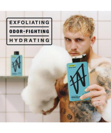 W By Jake Paul Body Wash - Exfoliating & Hydrating - Wave Breaker 18 fl oz | International Shipping Available - Buy Online on GoSupps.com