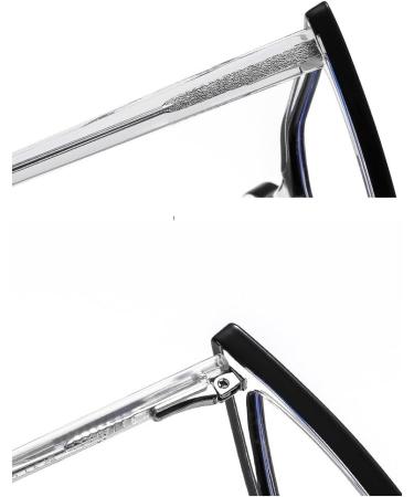 Qinzhenz Cat Eyes Computer Readers for Women - Anti Blue Light Trendy +300 Tea Color Reading Glasses - Buy Online on GoSupps.com