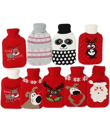 MYAMIA 1L Hot Water Bottle with Cover - Rubber Hot Water Bags for Pain Relief - International Shipping Available - Buy Online on GoSupps.com