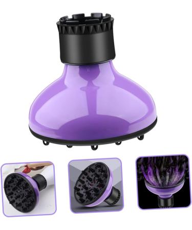 Buy NOLITOY Hair Dryer Hood - Travel Accessory for Curly Hair Durable Diffuser for Volume & Style Protective Purple Wave Cover - Buy Online on GoSupps.com