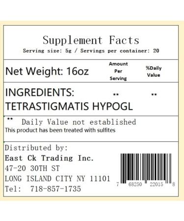 Greenlike President Ginseng Chinese Herb Wu Zhi Mao Tao Hispid Fig Root Ficus Hirta Hairy Fig 16oz - Buy Online on GoSupps.com