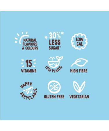 Flower & White Raspberry & White Chocolate Mallow Bars (15 Pack) Low Calorie Under 100 Calories Per Bar Vegetarian Gluten-Free 30% Less Sugar High In Fibre 15 x 30g - Buy Online on GoSupps.com