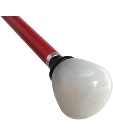 White Cane Aluminum Mobility Folding Cane for The Blind (Folds Down 4 Sections) (123 cm (48.4 inch)) - Buy Online on GoSupps.com