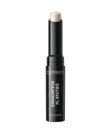 Catrice Cosmetics Drunk'n Diamonds Jelly Topper longue dur e s chage rapide chatoyant holographique (2.5g) Moonlight Glow