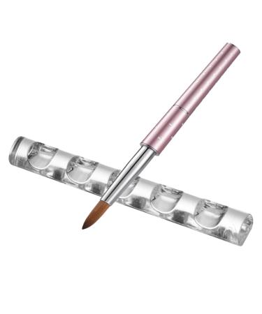 Nail Art Pen Holder 5-Grids Nail Gel Polish Pen Brush Stand Holder - Display Organizer for Makeup Brushes Nail Art Brushes Nail Art Pens Calligraphy Pens Coatuiyo