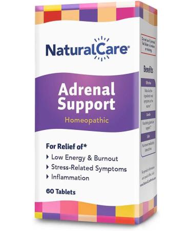 NaturalCare Adrenal Support Homeopathic Tablets 60ct - Buy Online on GoSupps.com
