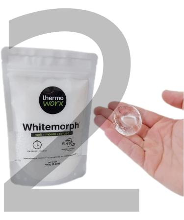 Thermoworx Whitemorph 2.2lb Hand Moldable Bioplastic - Melt, Mold, and Reuse - Buy Online on GoSupps.com