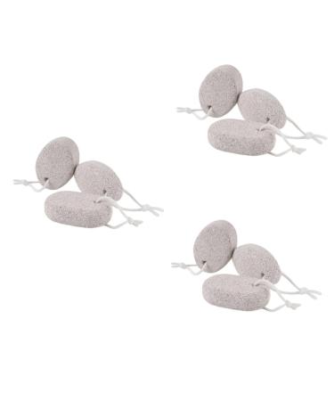 Healvian 9pi ces Pierre Pon age Pierre Pumice De Pour liminer Callosit s Et Soins Des Exfoliation Naturelle Et Massage Confortable