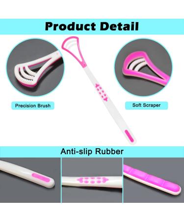 6PCS Soft Tongue Scraper Cleaner for Healthy Oral Care - Oral Health Tools for Adults & Kids - Buy Online on GoSupps.com